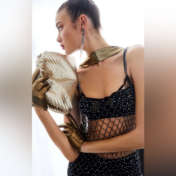 ‼️RARE‼️🎸Anthropologie🎸🔥NWT🔥Rhinestone Cami— O/S - Picture 4 of 11